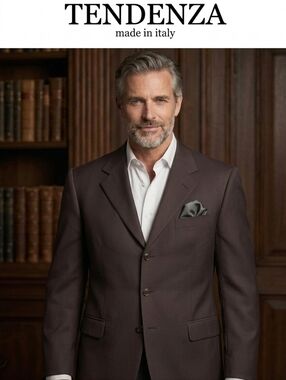 Italian Tendenza Made with Super 100 Extra Fine Wool